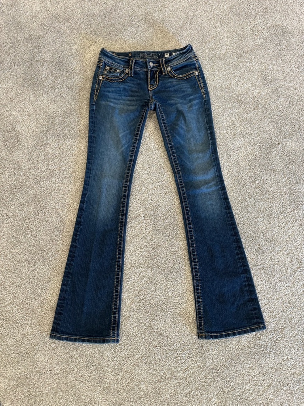 Miss Me Dark Blue Flare Jeans